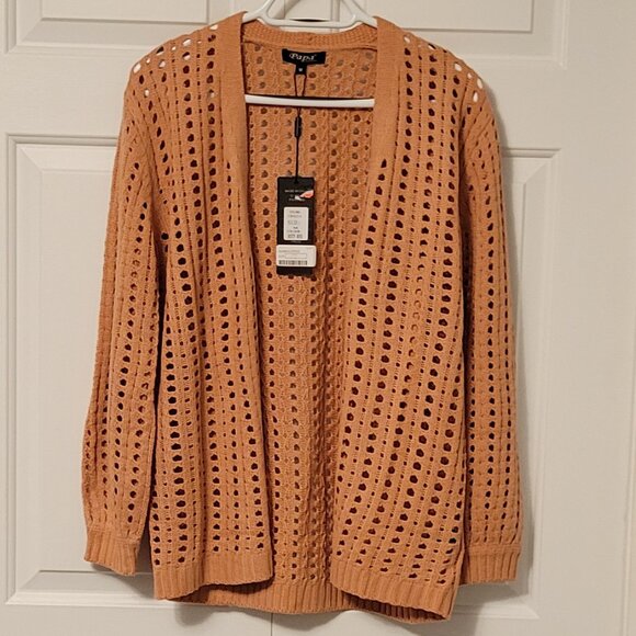 *HOST PICK* NWOT Papa Vancouver Open Knit Cardigan - Picture 1 of 4